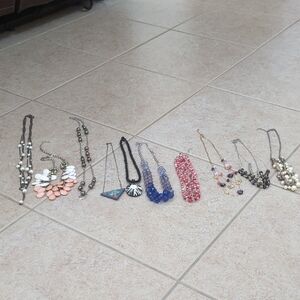 Elegant Multi-Color Necklace Set